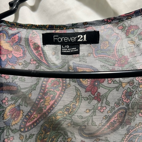 Forever 21 sheer blouse - Picture 2 of 3